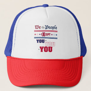 Wij, de mensen trucker pet