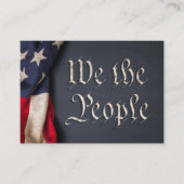 Wij, de mensen visitekaartje (Voorkant)