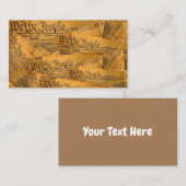 Wij, de mensen visitekaartje (Voorkant / Achterkant)