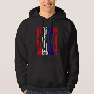 Wij, de mensen willen graag de Amerikaanse vlag 4d Hoodie