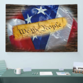 Wij de People American Constitution Banner (Beurs)