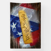 Wij de People American Constitution Banner (Verticaal)