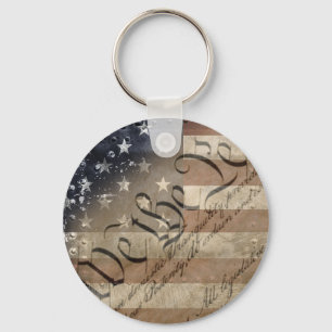 Wij de People American Flag Sleutelhanger