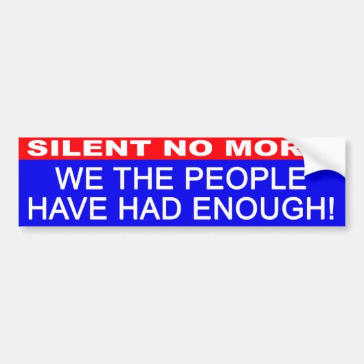 Wij de People bumper sticker (Voorkant)