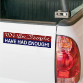 Wij de People bumper sticker (Op Truck)