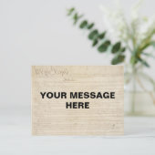 Wij de People Constitution Achtergrond Briefkaart (Staand voorkant)