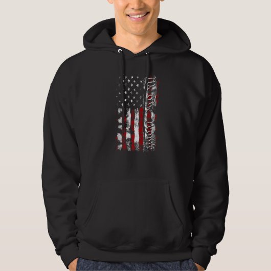 Wij, de People Independence Day Patriottisch Ameri Hoodie (Voorkant)