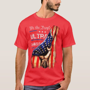 Wij, de ultra Maga Amerikaanse vlag T-shirt
