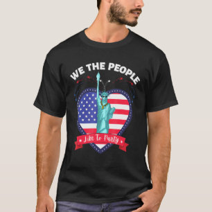 Wij, de volkeren, willen een vrijheidsbeeld. t-shirt
