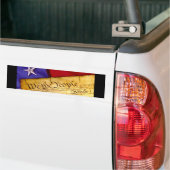 Wij de Volksgrondwet van de Verenigde Staten Bumpersticker (Op Truck)