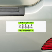 Wij denken bumpersticker (Op auto)