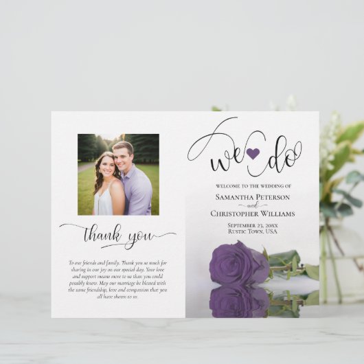 Wij doen Amethyst Paarse Roos & het Programma van (Staand voorkant)