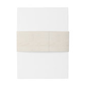 WIJ DOEN geperste bloemen Shabby Garden Chic Progr Uitnodigingen Wikkel (Achterkant Voorbeeld)