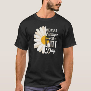 Wij Draag Sinaasappel voor Eenheidsdag Vriendelijk T-shirt