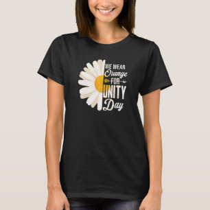 Wij Draag Sinaasappel voor Eenheidsdag Vriendelijk T-shirt