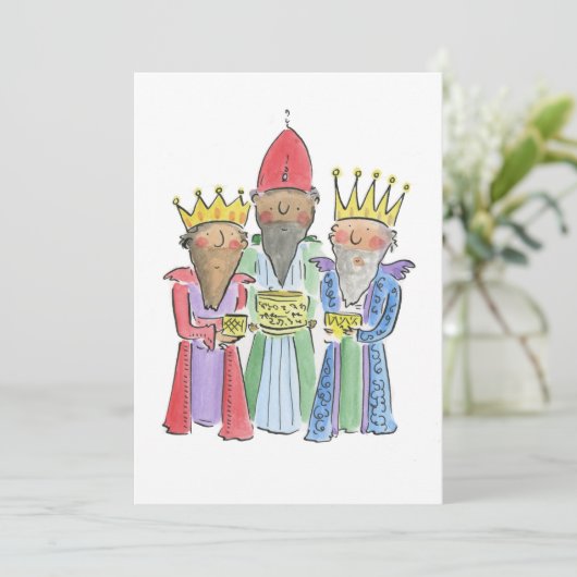 Wij Drie Koningen Kaart (Staand voorkant)