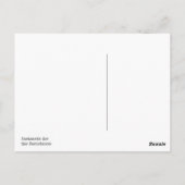 Wij duren Briefkaart voort (Achterkant)