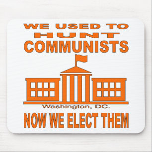 Wij gebruikten om Communisten te jagen wij hen nu Muismat