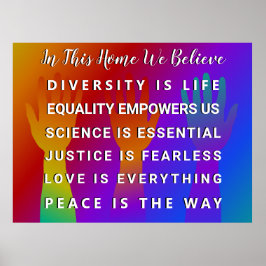 Wij geloven in dit Parlement Poster