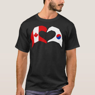 Wij Hart Canada Korea Patriot Flag Series T-shirt