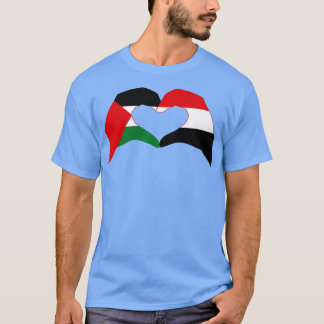 Wij Hart Palestina Jemen Patriot Series T-shirt