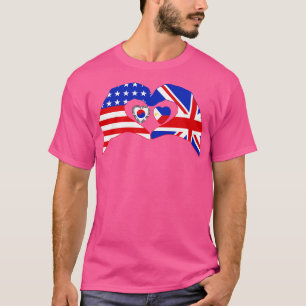 Wij Hart USA Verenigd Koninkrijk Zuid-Korea Filipi T-shirt