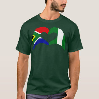 Wij Hart Zuid-Afrika Nigeria Patriot Flag Series T-shirt