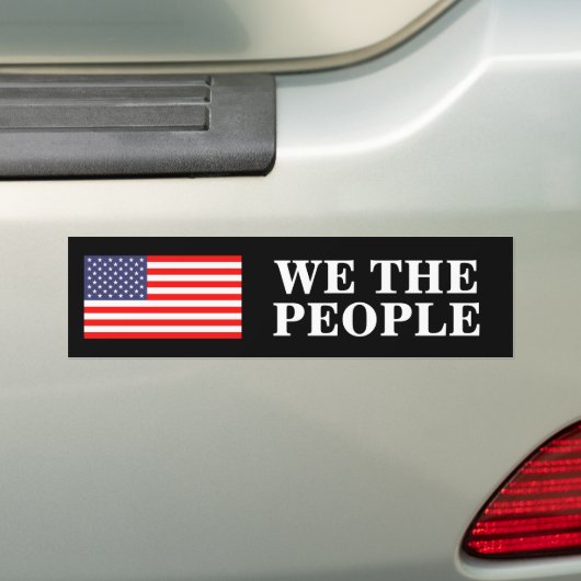 Wij hebben de grondwet van het volk preambule Amer Bumpersticker (Op auto)