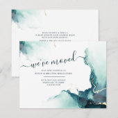 Wij hebben de Nieuwe Aankondiging van het Adres Be (Voorkant / Achterkant)