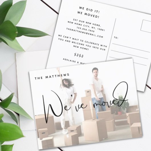 Wij hebben de Verandering van de Foto van de Aanko Briefkaart