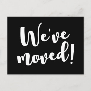 Wij hebben het zwarte & witte manuscriptdoopvont b aankondigingskaart