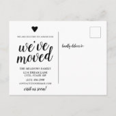 Wij hebben Nieuwe Verandering van het Manuscript v Aankondigingskaart (Achterkant)