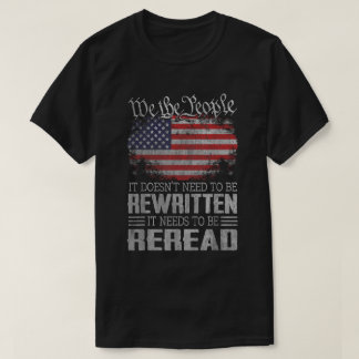 Wij, het Amerikaanse volk, citeren de grondwet T-shirt