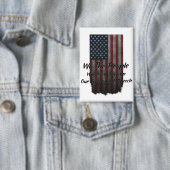 Wij, het Amerikaanse volk Vlag VS Vrijheid van men Button (Insitu)