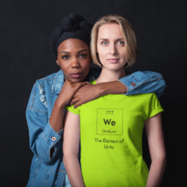 Wij het element van eenheid grappigheid t-shirt