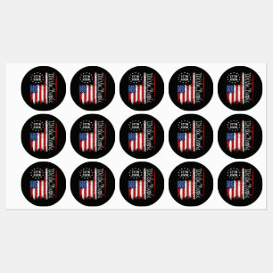 Wij Het Volk 1776 2026 Patriottische Vlag Labels
