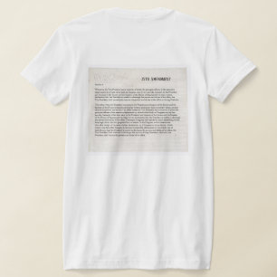Wij het Volk 25e Amendement Grondwet Verzet T-shirt