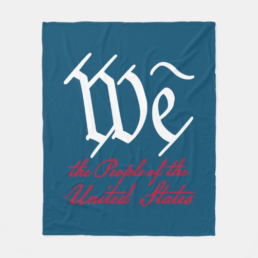Wij, het volk 2 fleece deken (Voorkant)