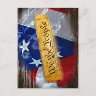 Wij Het Volk Amerikaanse Vlag Briefkaart