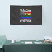 Wij Het Volk Betekent Iedereen Maand van de LGBTQ Spandoek (Beurs)