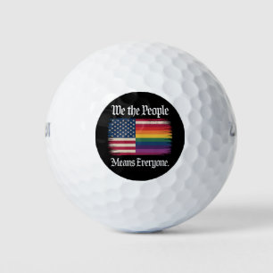 Wij Het Volk Betekent Iedereen Usa Lgbt Gelijkheid Golfballen