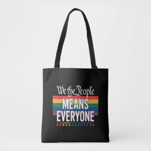 Wij Het Volk Betekent Iedereen VS Grondwet LGBT Draagtas