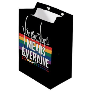 Wij Het Volk Betekent Iedereen VS Grondwet LGBT Medium Cadeauzakje