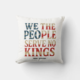 Wij, het volk, dienen geen koningen pro-democratie kussen