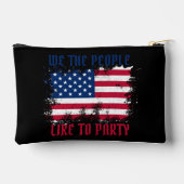 Wij, het volk Funny Distress USA Vlag op 4 juli Etui (Achterkant)