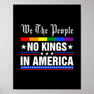 Wij Het Volk Geen Koningen In Amerika Anti-trump G Poster