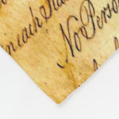 Wij, het volk - Grondwet Fleece Deken (Hoek)