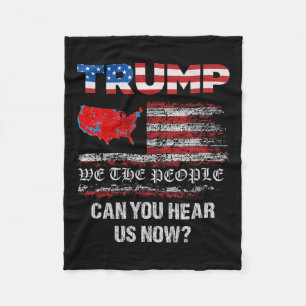 Wij, het volk, hebben gesproken T-shirt USA Electi Fleece Deken