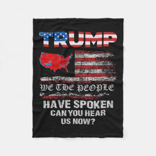 Wij, het volk, hebben gesproken T-shirt USA Electi Fleece Deken
