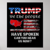 Wij, het volk, hebben gesproken T-shirt USA Electi Poster (Voorkant)